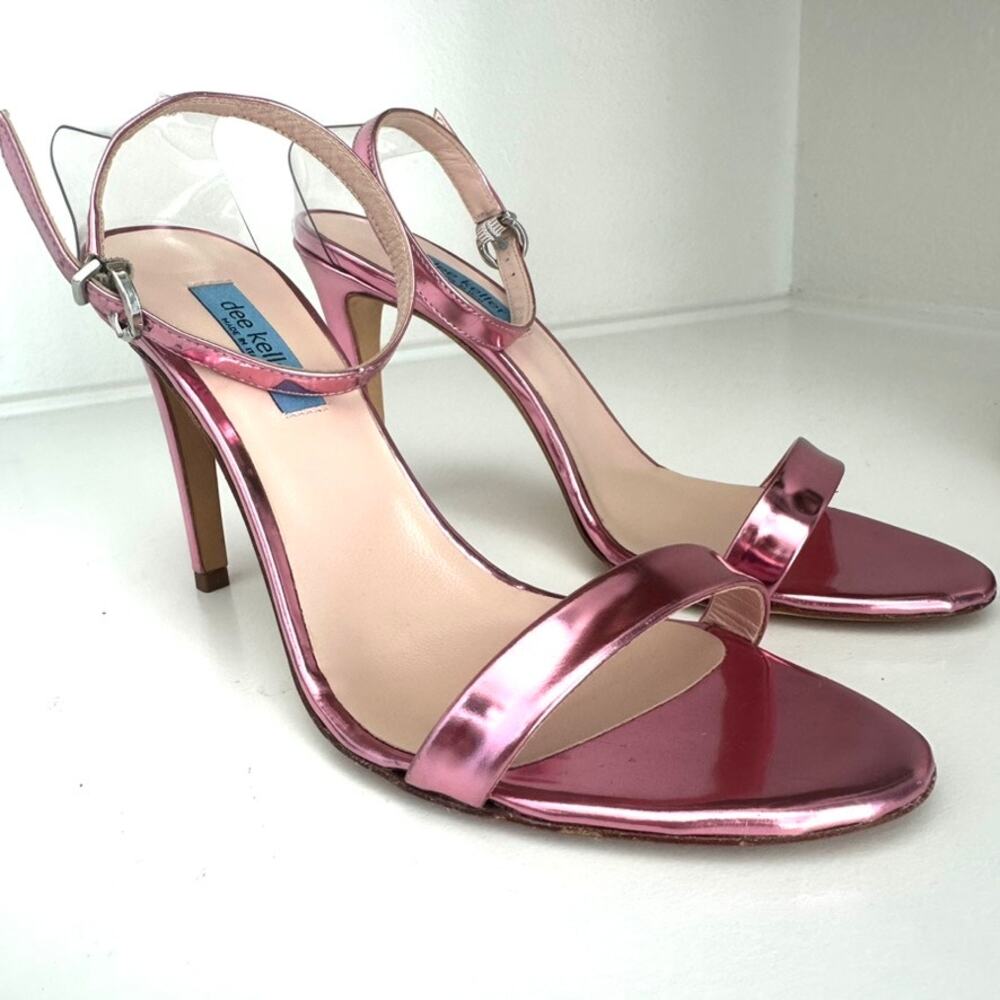 Dee Keller Pink Mirror‎ Heels Size 38.5